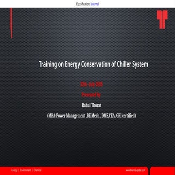 Chiller ppt chillers which are having optimisation pptx