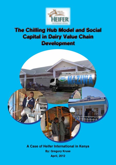 The Chilling Hub Model and Social Capital in Dairy Value Chain Development