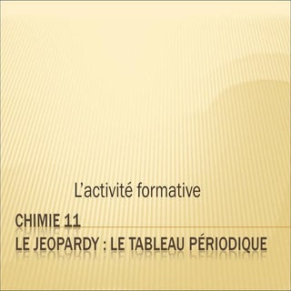 Chimie 11
