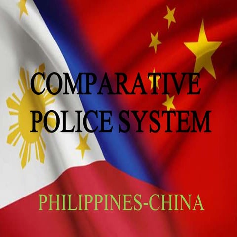 Comparative Policing System of China and Philippines