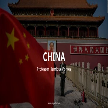 CHINA - Economia, desenvolvimento, revolução