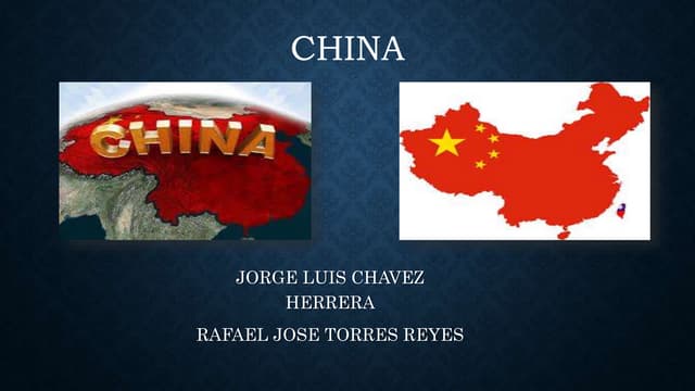 China diapositivas-de-ingles