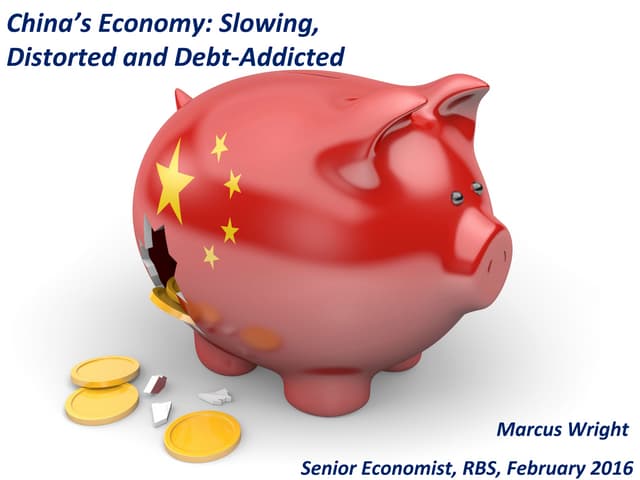 China's economy: slowing distorted ...