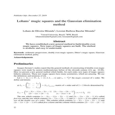 On Pairs of M- Gonal numbers with unit difference | PDF