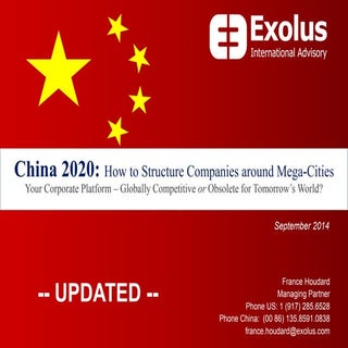 China 2020:  What Will China Look L...