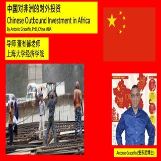 中国对非洲的对外投资 Chinese Outbound Investm...