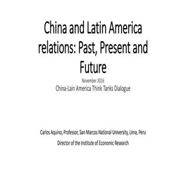 China and Latin America | PDF