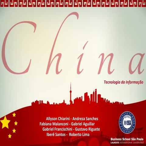 Brasil e China - Tecnologia da Informação