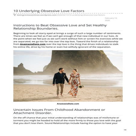 A guide to a healthy relationships | PDF