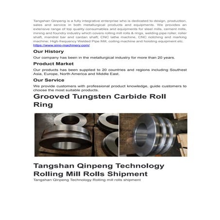 China mill rolls, roll rings, stainless steel roller mould suppliers, manufac...