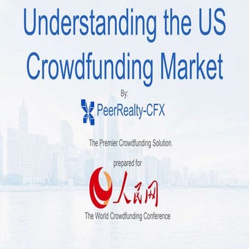 PeerRealty - World Crowdfunding Conference Presentation