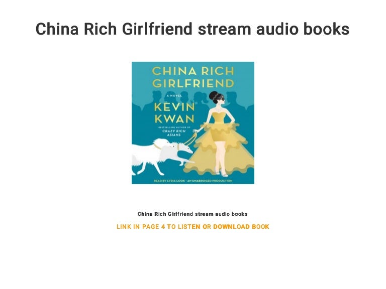 china rich girlfriend book