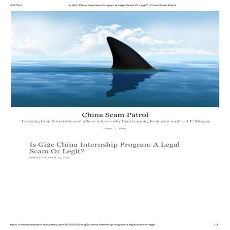 China scam patrol exposes gi2c in 15 page investigation report &amp; review