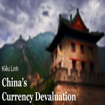 China's currency manipulation