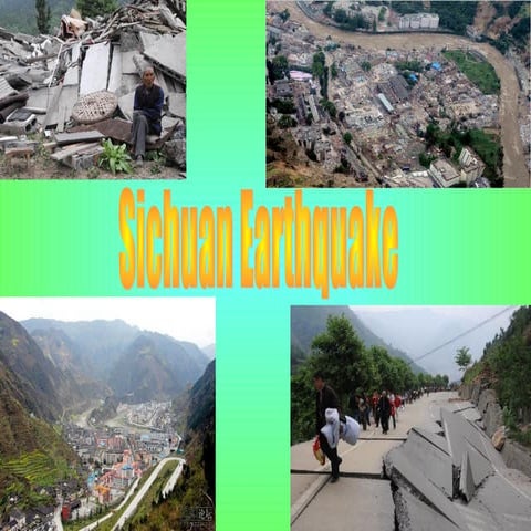 China sichuan earthquake Pupil Example