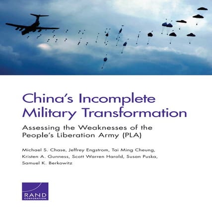 China's Incomplete Military Transformation