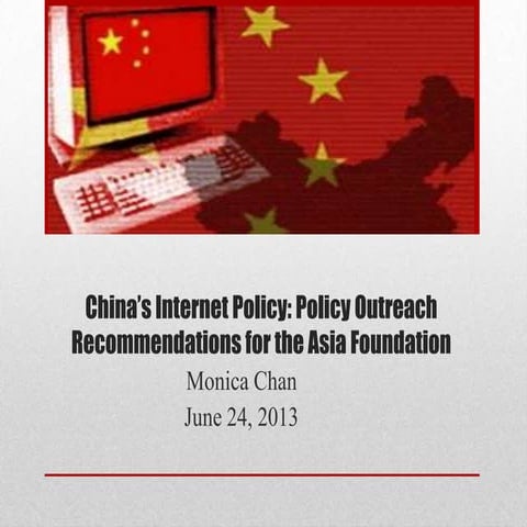 China’s internet policy