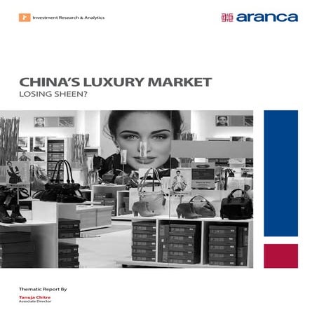 China's luxury market - losing sheen