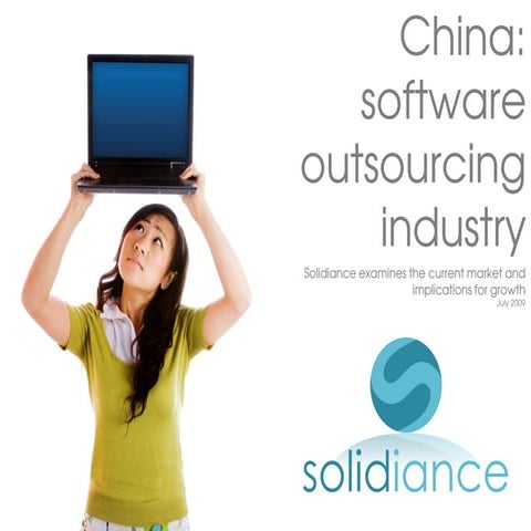 China Software Outsourcing Industry -  www.solidiance.com