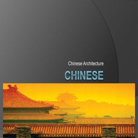 Chinese architecture