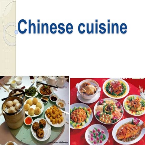 Chinese cuisine
