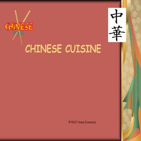 Chinese cuisine | PPTX