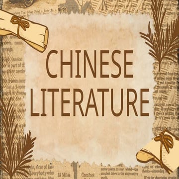 CHINESE LITERATURE INTRO.pptx ENGLISH GRADE LESSON IN GRADE 8