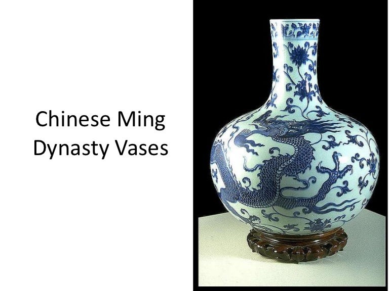 Chinese ming dynasty vases