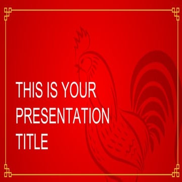 China template for ppt or google slides