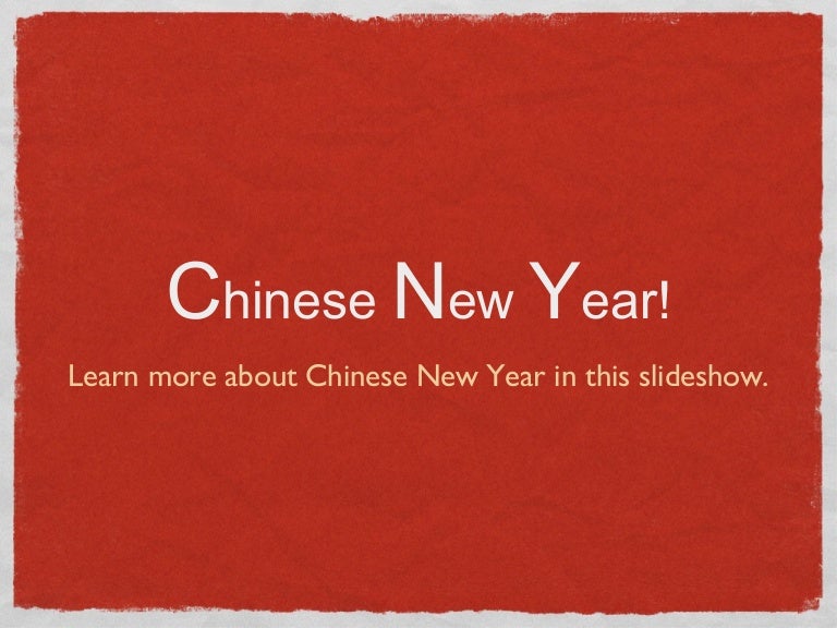 Chinese New Year