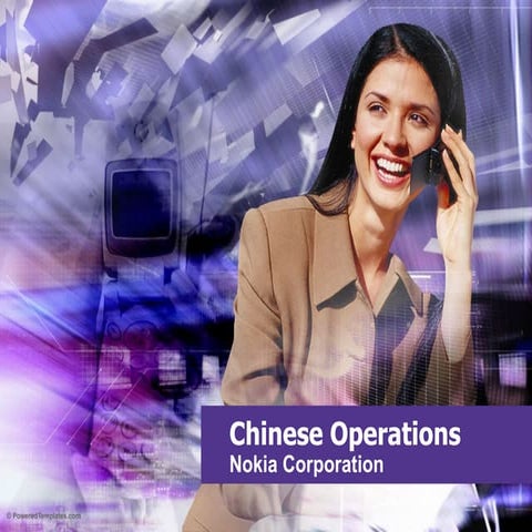 Chinese Operations.Nokia