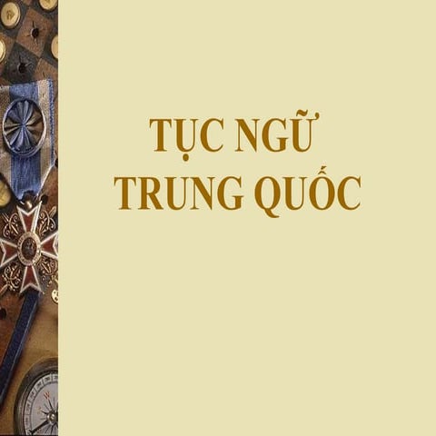 Ngạn ngữ Trung Hoa
