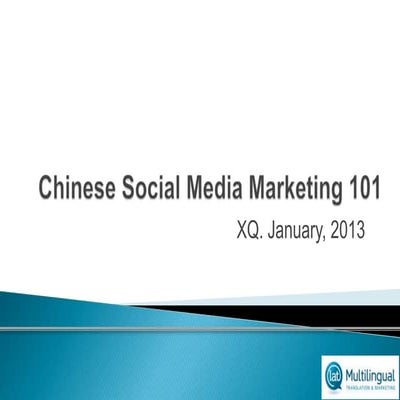Chinese social media marketing 101 
