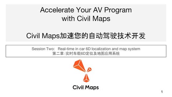 Civil Maps presentations
