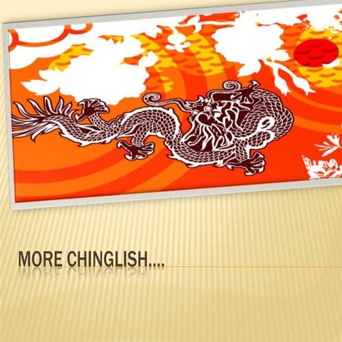 Chinglish two