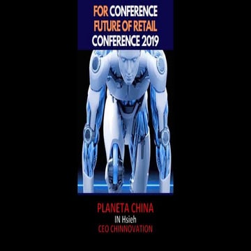 Planeta China - FOR Future of Retail Conference, 2019