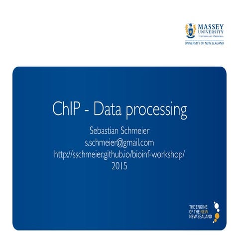 ChIP-seq - Data processing