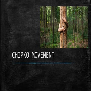 Chipko movement