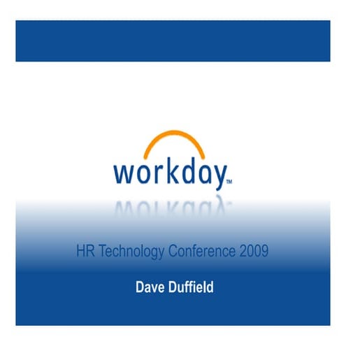 Chiquita and Workday at the HR Technology Presentation