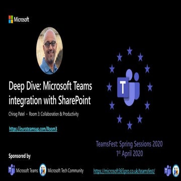 TeamsFest 2020 - Deep Dive Microsoft Teams integration with SharePoint