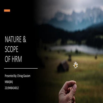 CHIRAG'S HRM ppt .pptx