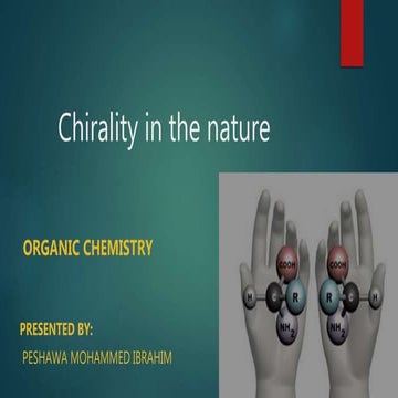 Chirality in the nature