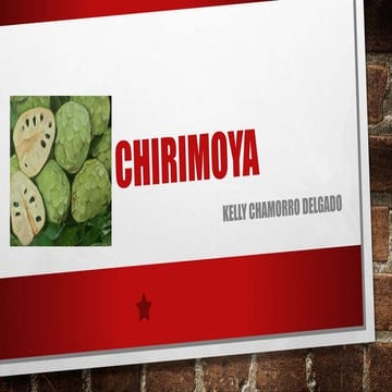 Chirimoya por Kelly Chamorro 