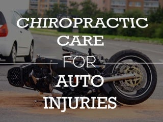 Chiropractic Care For Auto Injuries