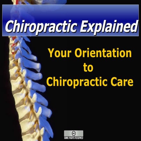 CHIROPRACTIC EXPLAINED