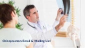 Chiropractor Email And Mailing List