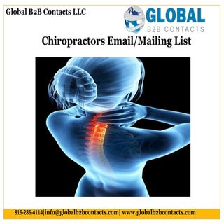Chiropractors email and mailing list