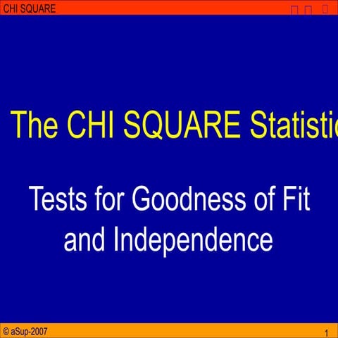 Goodness Of Fit Test | PPTX