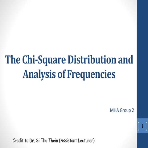 Chi square distribution and analysis of frequencies.pptx