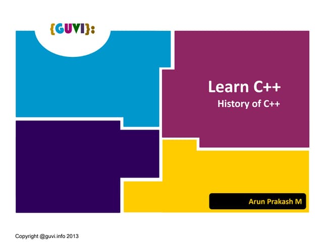 C++ history session 00   history